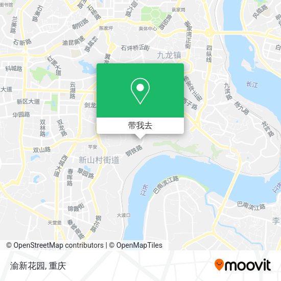 渝新花园地图