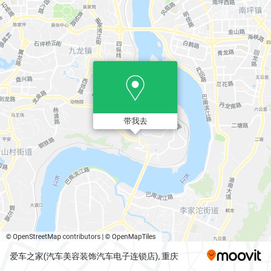 爱车之家(汽车美容装饰汽车电子连锁店)地图