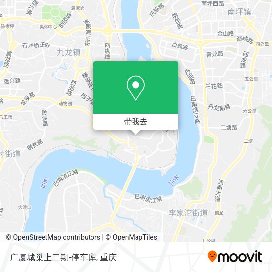广厦城巢上二期-停车库地图