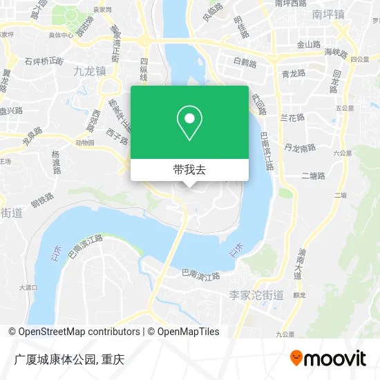 广厦城康体公园地图