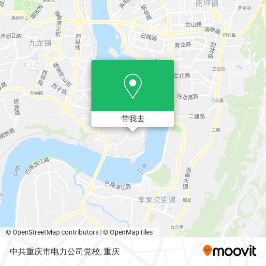 中共重庆市电力公司党校地图