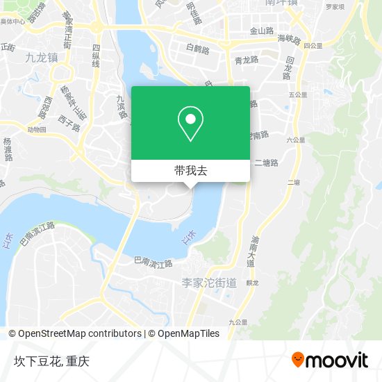 坎下豆花地图