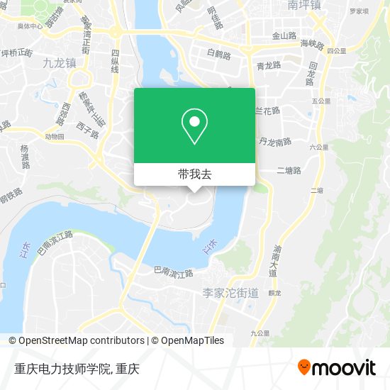 重庆电力技师学院地图