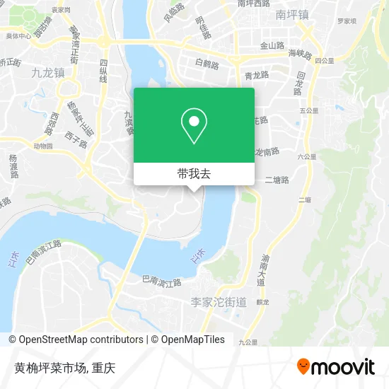黄桷坪菜市场地图