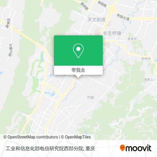 工业和信息化部电信研究院西部分院地图