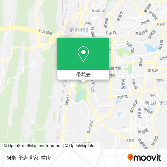 创豪·华岩世家地图