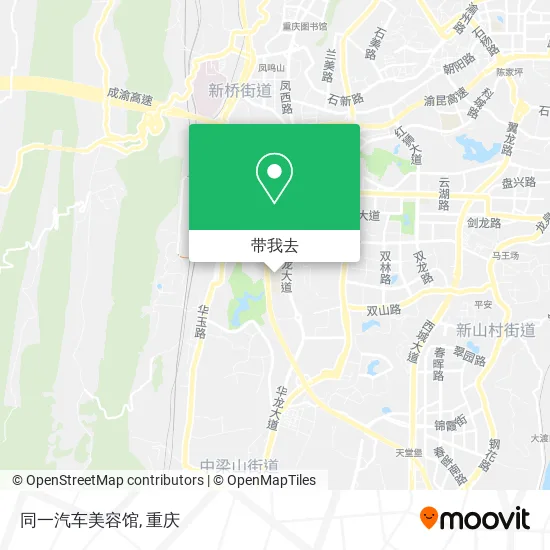 同一汽车美容馆地图