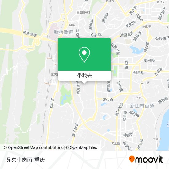 兄弟牛肉面地图
