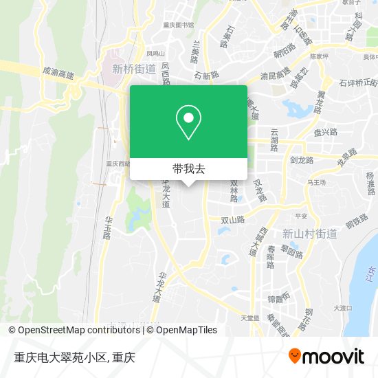重庆电大翠苑小区地图