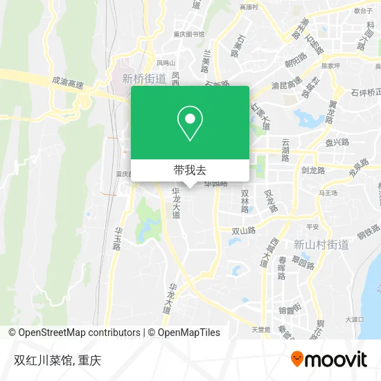 双红川菜馆地图