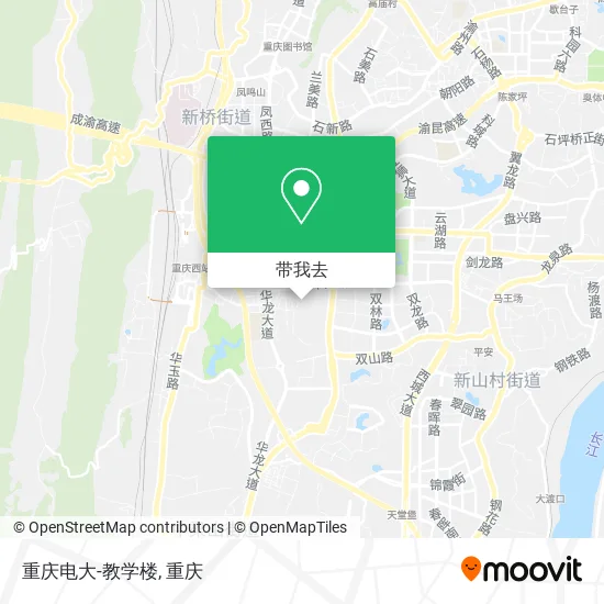 重庆电大-教学楼地图