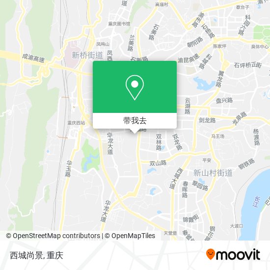 西城尚景地图