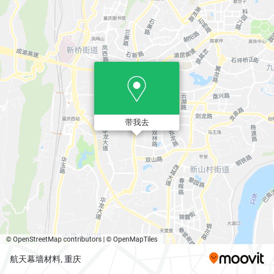 航天幕墙材料地图