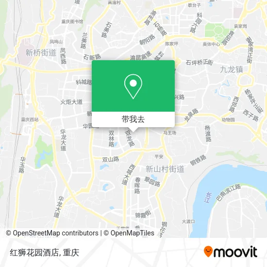 红狮花园酒店地图