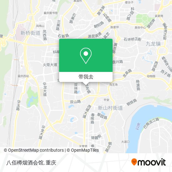 八佰樽烟酒会馆地图