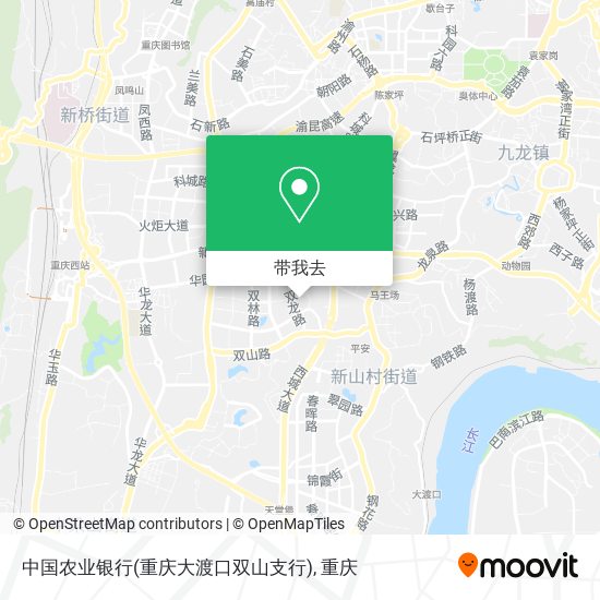 中国农业银行(重庆大渡口双山支行)地图