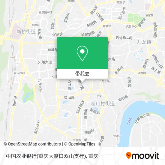 中国农业银行(重庆大渡口双山支行)地图