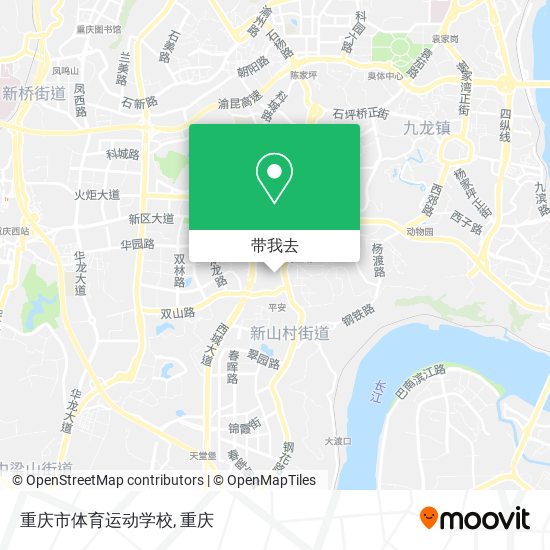 重庆市体育运动学校地图