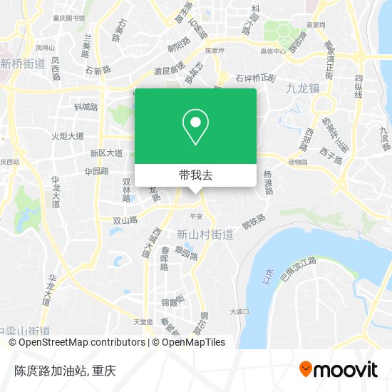 陈庹路加油站地图