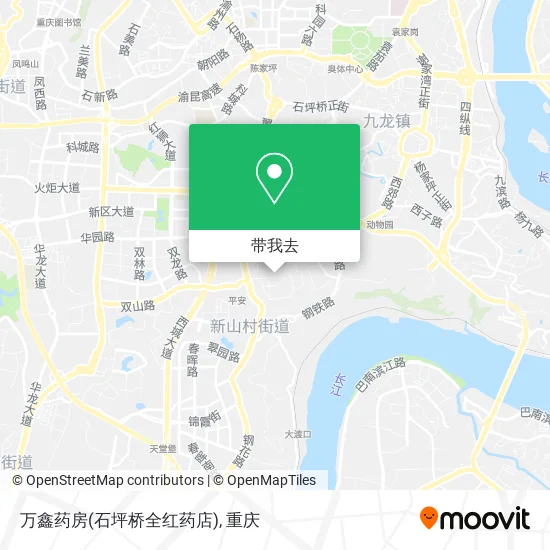 万鑫药房(石坪桥全红药店)地图