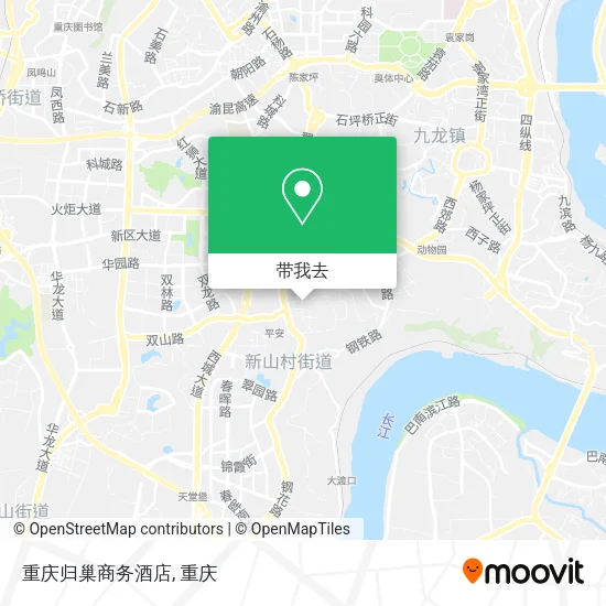 重庆归巢商务酒店地图