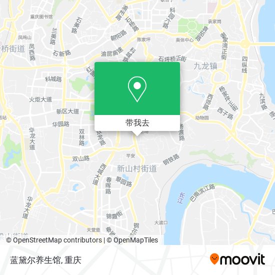 蓝黛尔养生馆地图