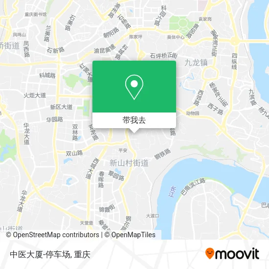 中医大厦-停车场地图
