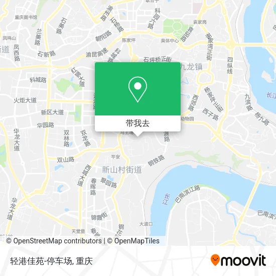 轻港佳苑-停车场地图