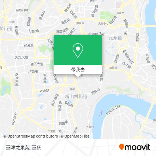 重啤龙泉苑地图