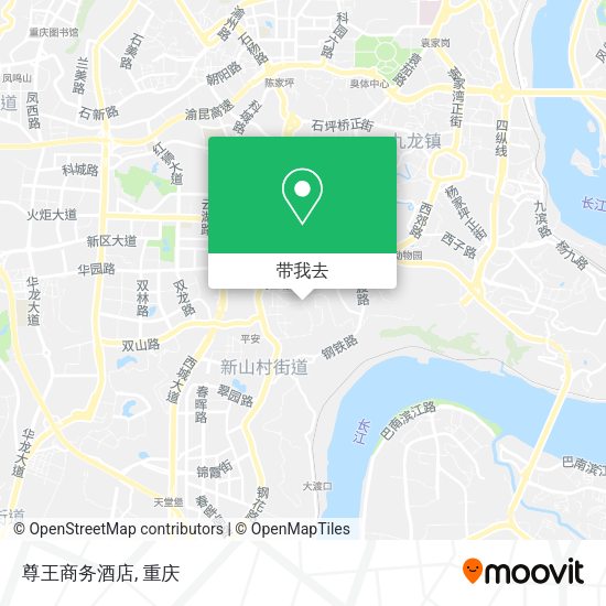 尊王商务酒店地图