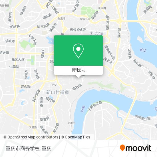 重庆市商务学校地图