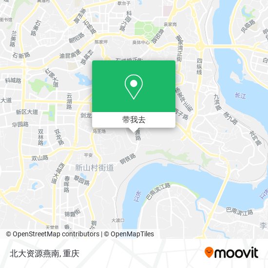 北大资源燕南地图