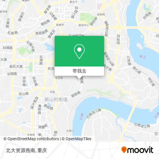 北大资源燕南地图