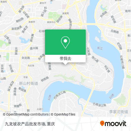 九龙坡农产品批发市场地图