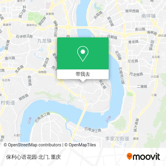 保利心语花园-北门地图