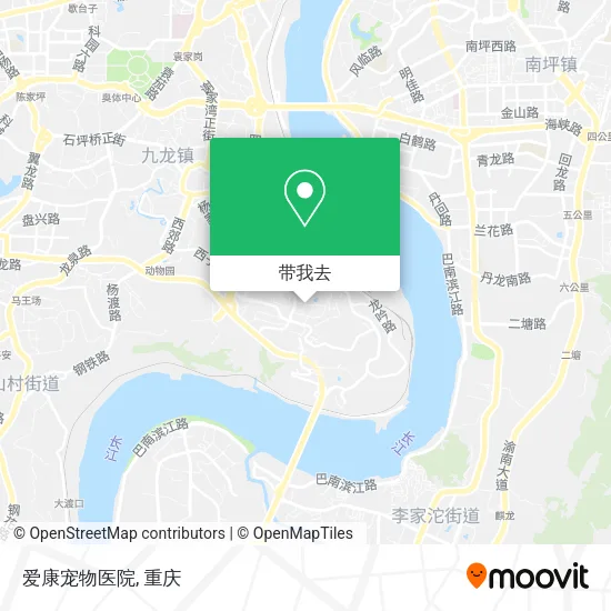 爱康宠物医院地图