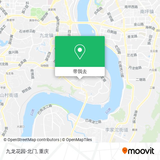 九龙花园-北门地图