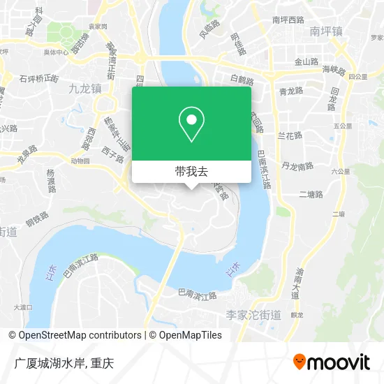 广厦城湖水岸地图
