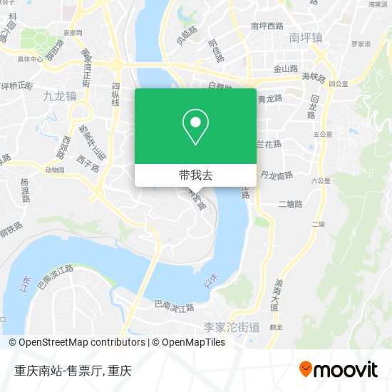 重庆南站-售票厅地图