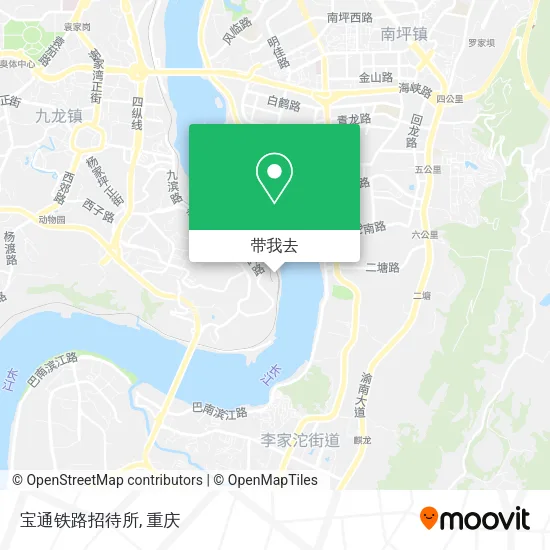 宝通铁路招待所地图