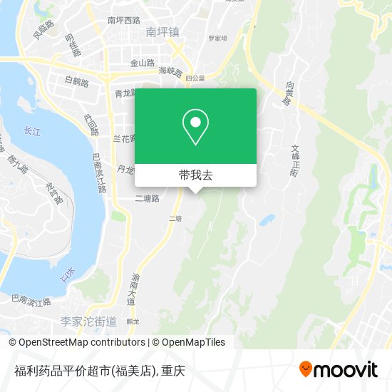 福利药品平价超市(福美店)地图