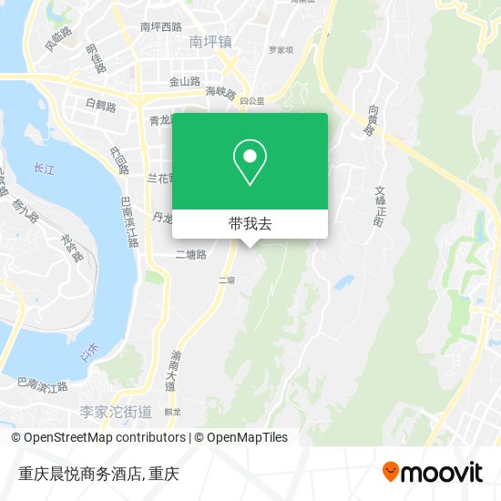 重庆晨悦商务酒店地图