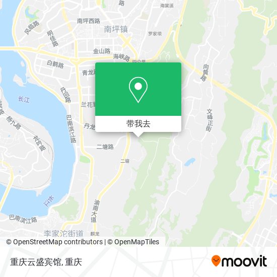 重庆云盛宾馆地图