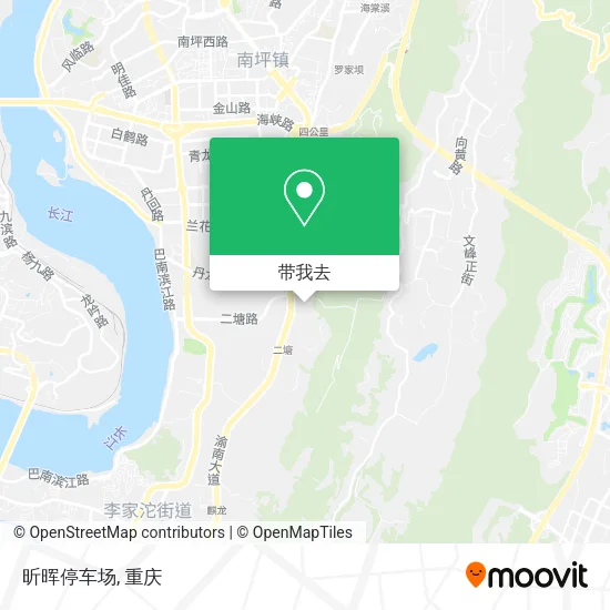 昕晖停车场地图