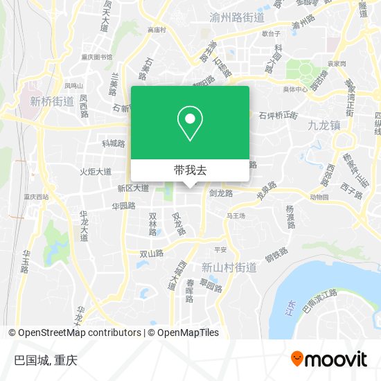 巴国城地图