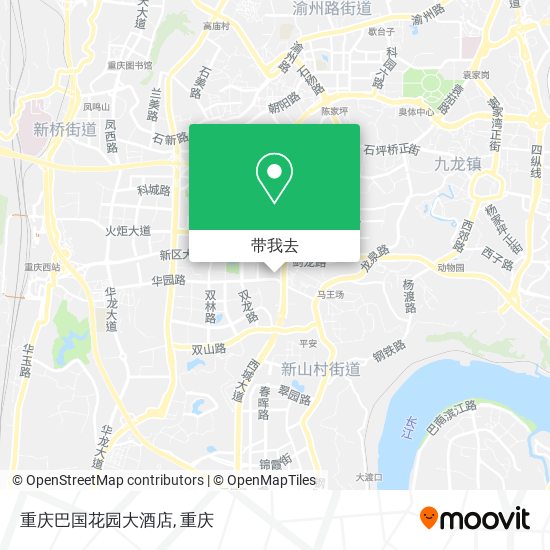 重庆巴国花园大酒店地图