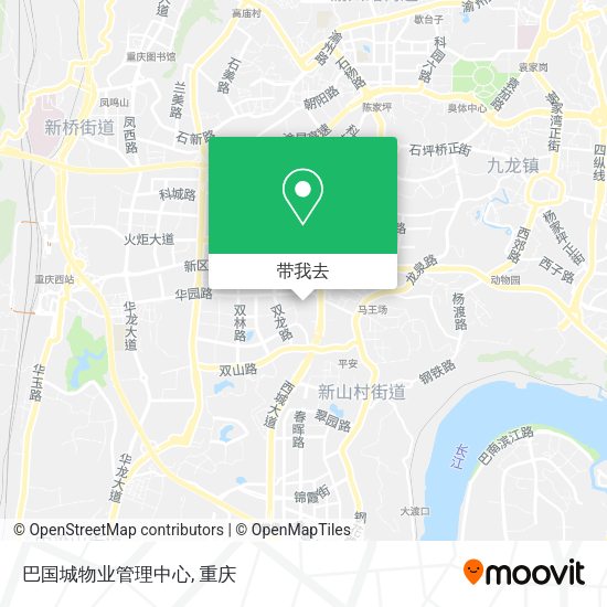 巴国城物业管理中心地图