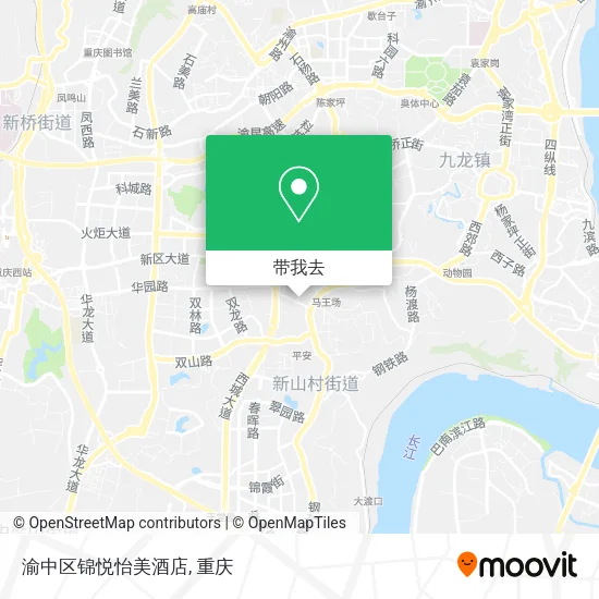 渝中区锦悦怡美酒店地图