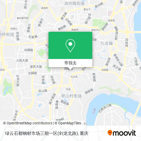 绿云石都钢材市场三期一区(剑龙北路)地图