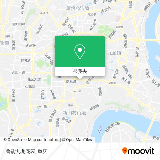 鲁能九龙花园地图